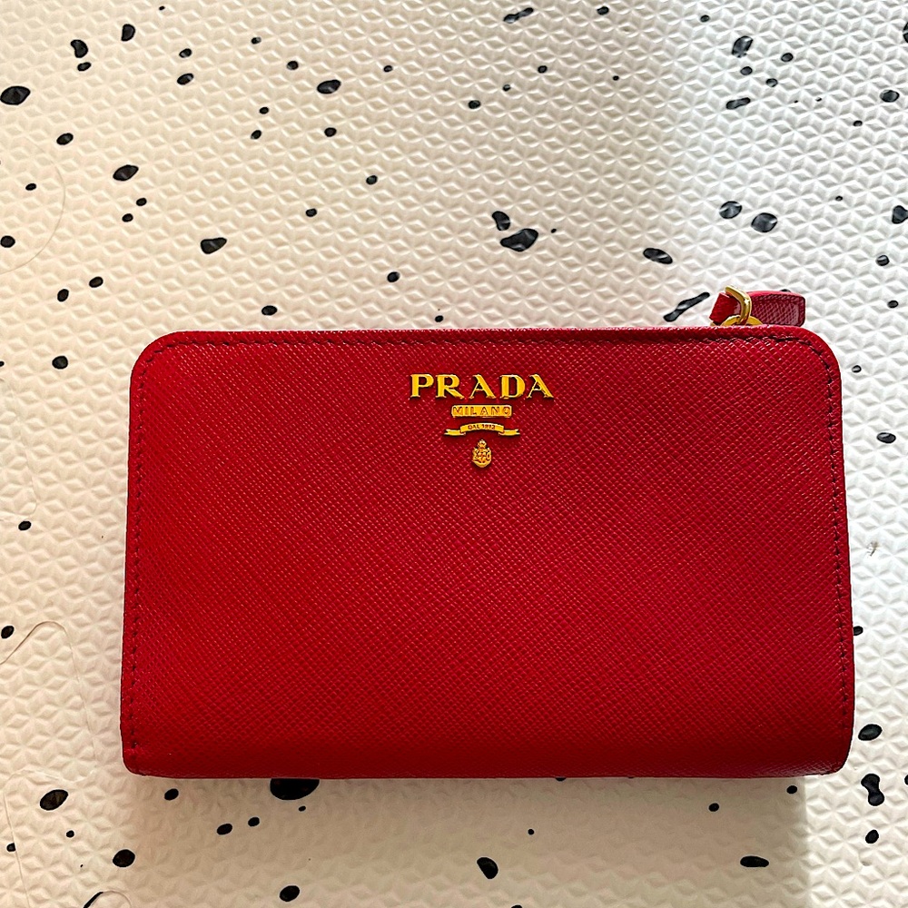 Small Saffiano Leather Wallet